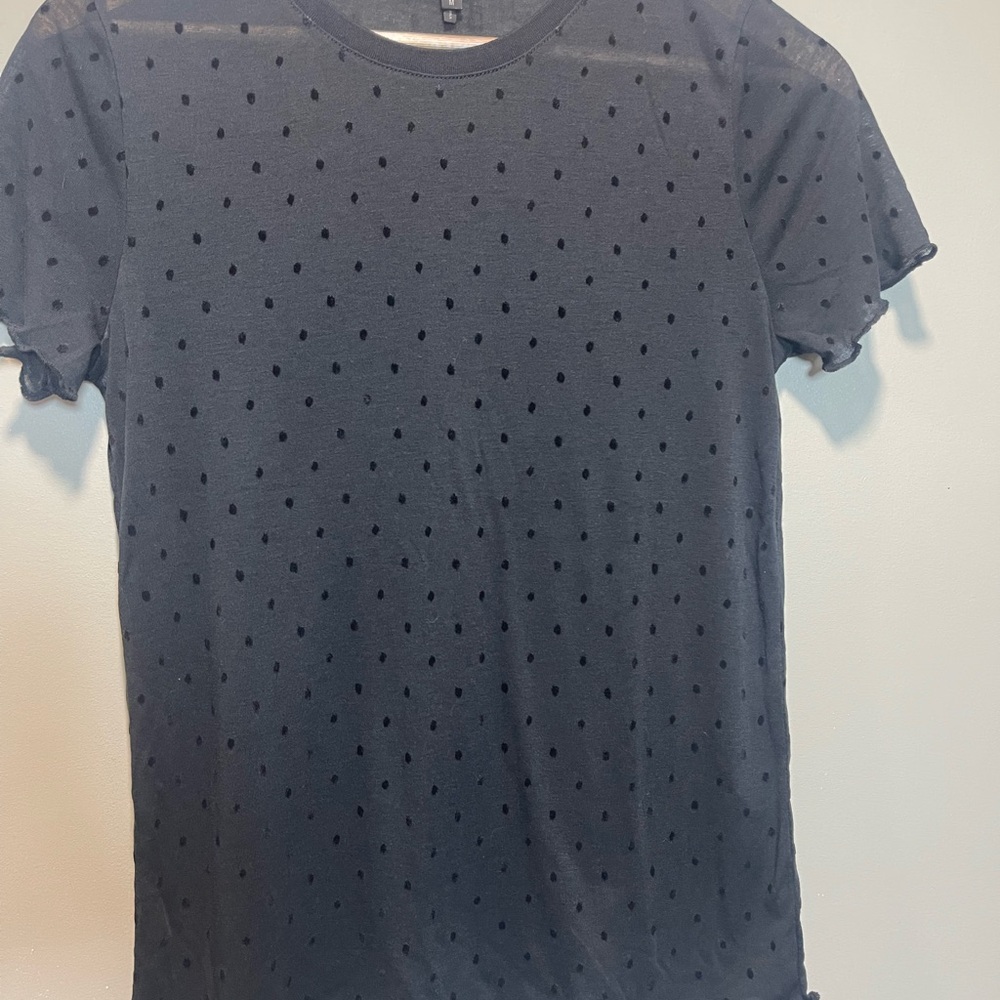 Rag & Bone Black Fitted Short Sleeve T-Shirt - Picture 3 of 6